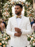 Alabaster Cascade - White Crystal Fringe Tuxedo