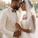 Alabaster Cascade - White Crystal Fringe Tuxedo