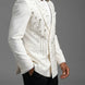 Alabaster Cascade - White Crystal Fringe Tuxedo