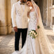 Alabaster Cascade - White Crystal Fringe Tuxedo