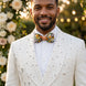 Alabaster Cascade - White Crystal Fringe Tuxedo