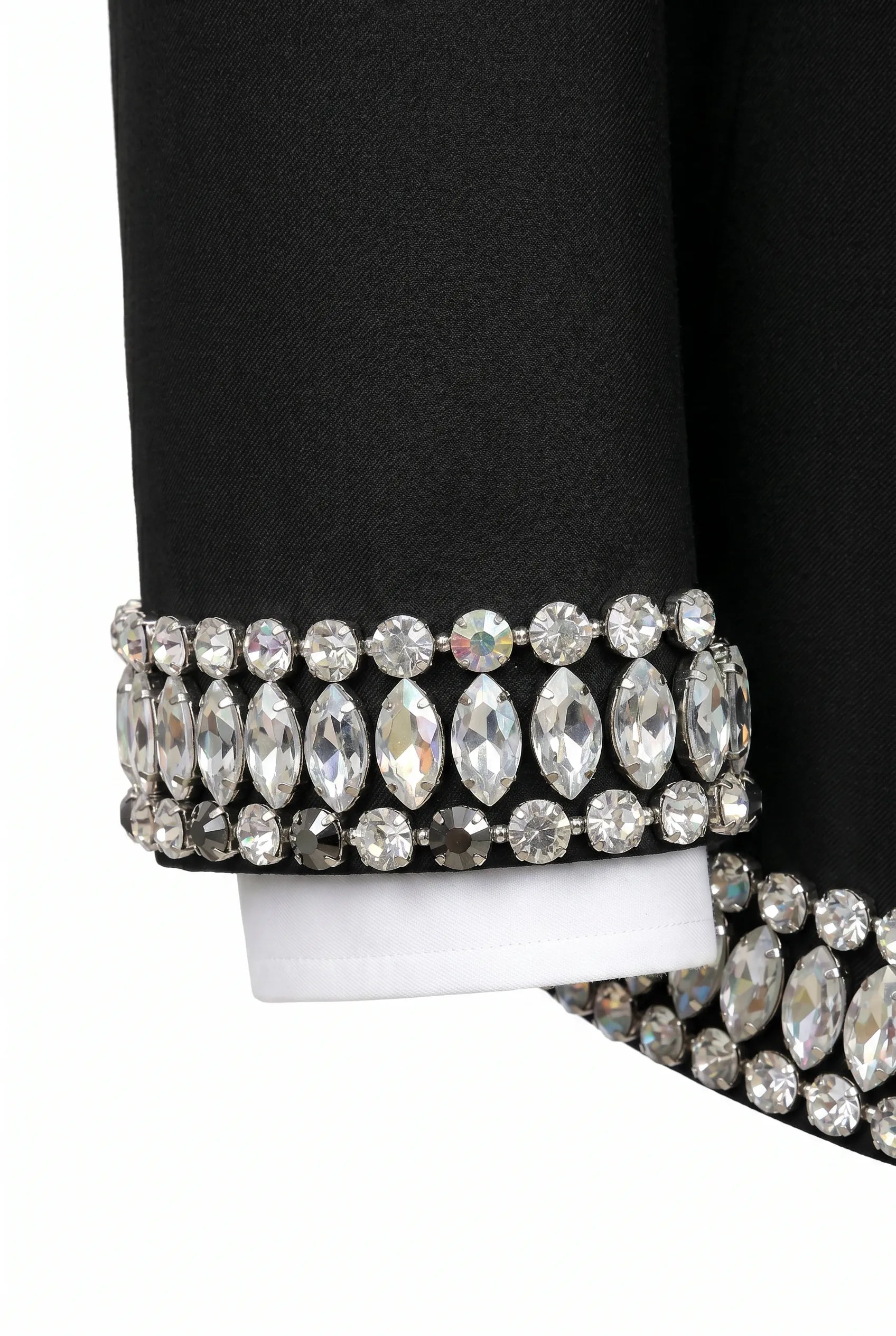 Kryos Vertex - Black Marquise Crystal Tuxedo