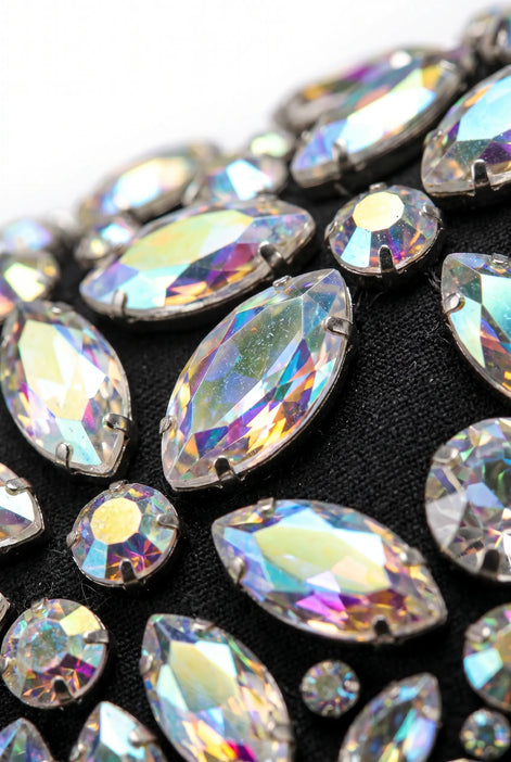 Kryos Vertex - Black Marquise Crystal Tuxedo