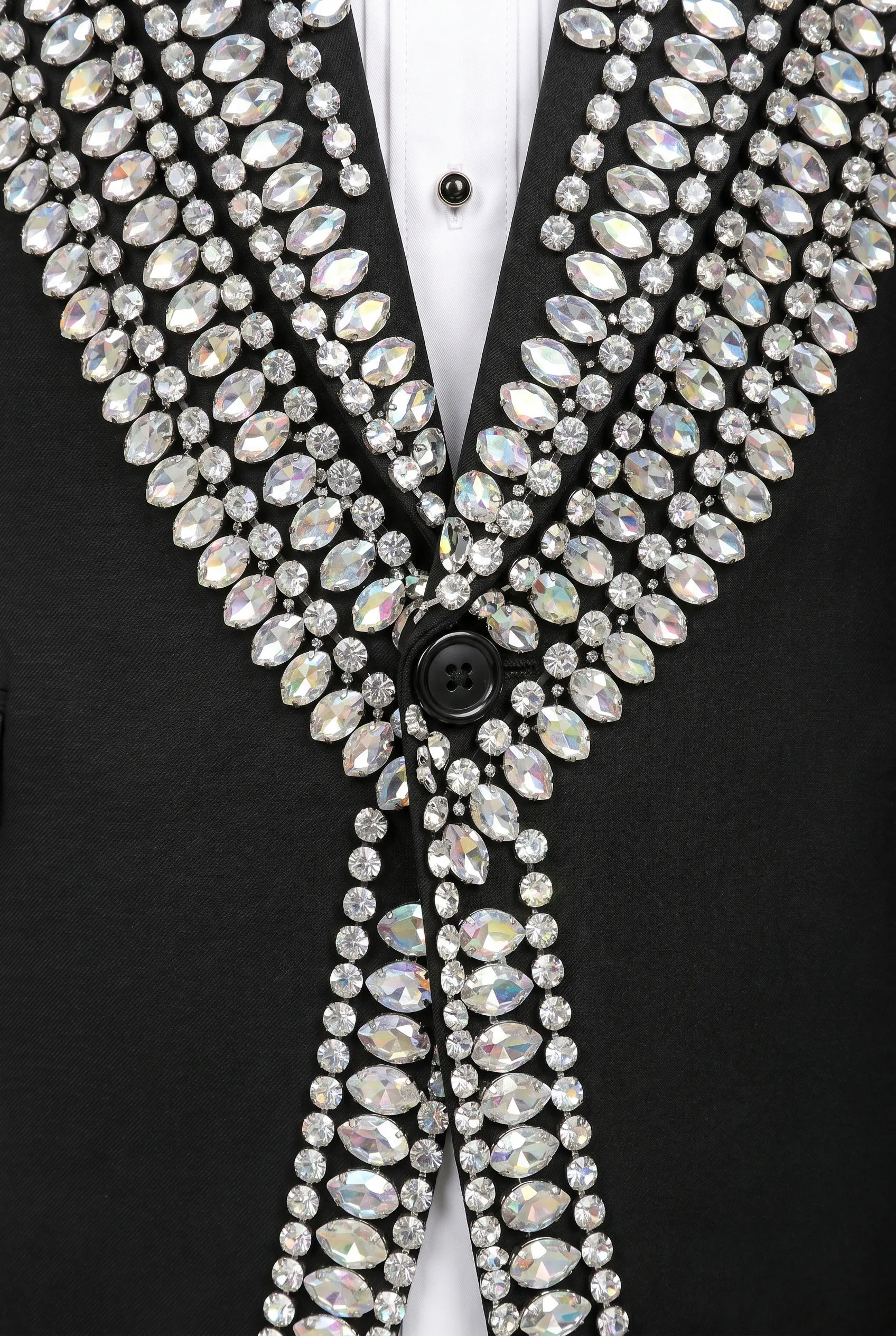 Kryos Vertex - Black Marquise Crystal Tuxedo