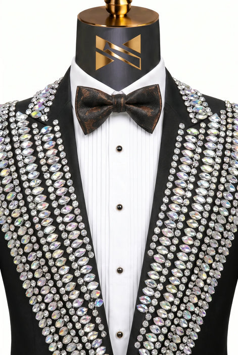 Kryos Vertex - Black Marquise Crystal Tuxedo