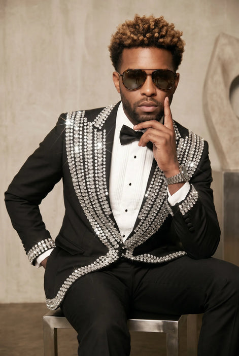 Kryos Vertex - Black Marquise Crystal Tuxedo