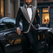 Kryos Vertex - Black Marquise Crystal Tuxedo