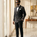 Aether Paradigm - Black Geometric Crystal Tuxedo