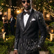 Aether Paradigm - Black Geometric Crystal Tuxedo