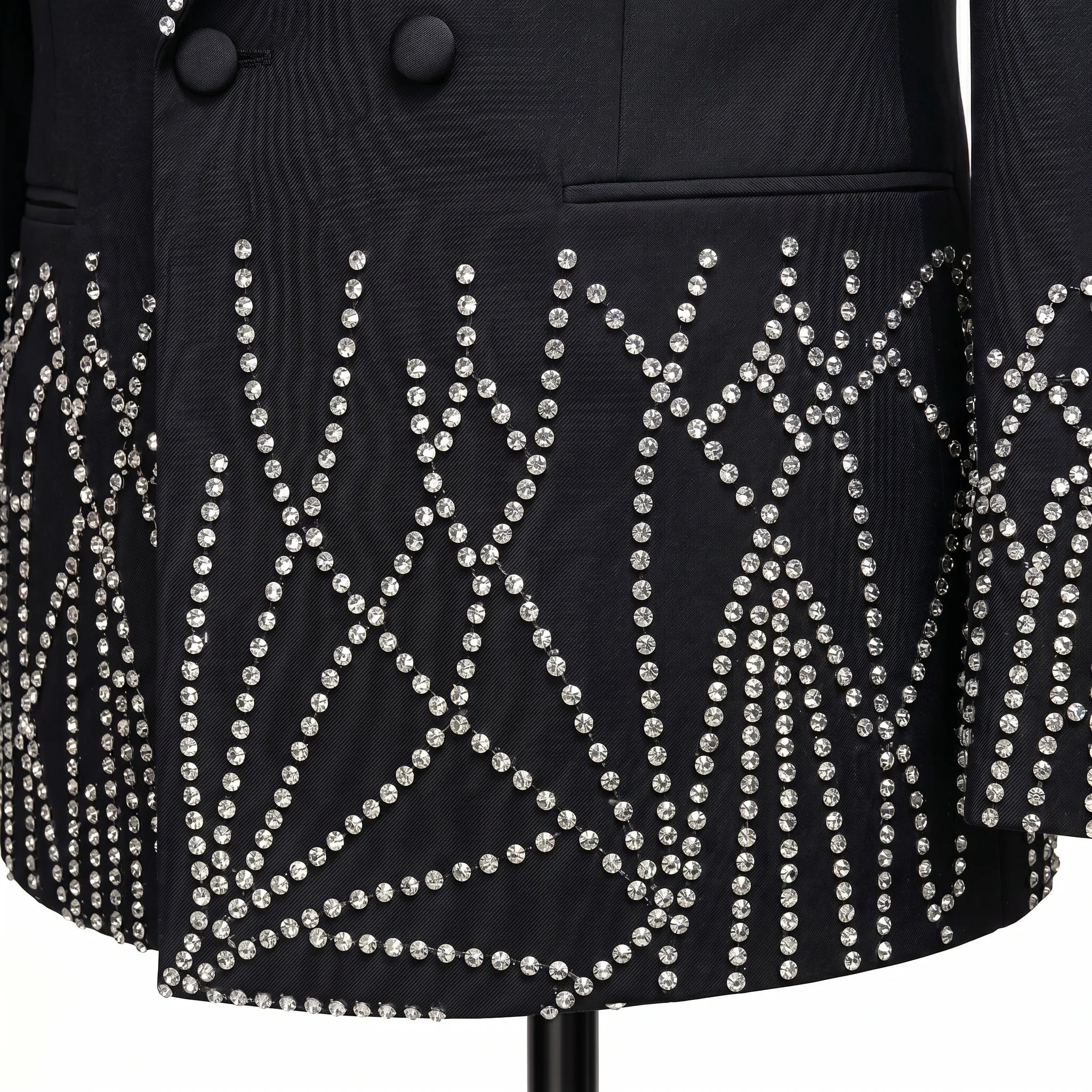Aether Paradigm - Black Geometric Crystal Tuxedo