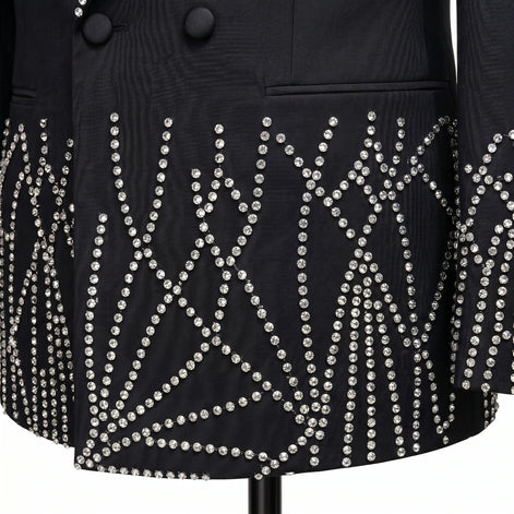 Aether Paradigm - Black Geometric Crystal Tuxedo