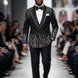 Aether Paradigm - Black Geometric Crystal Tuxedo