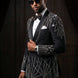 Aether Paradigm - Black Geometric Crystal Tuxedo