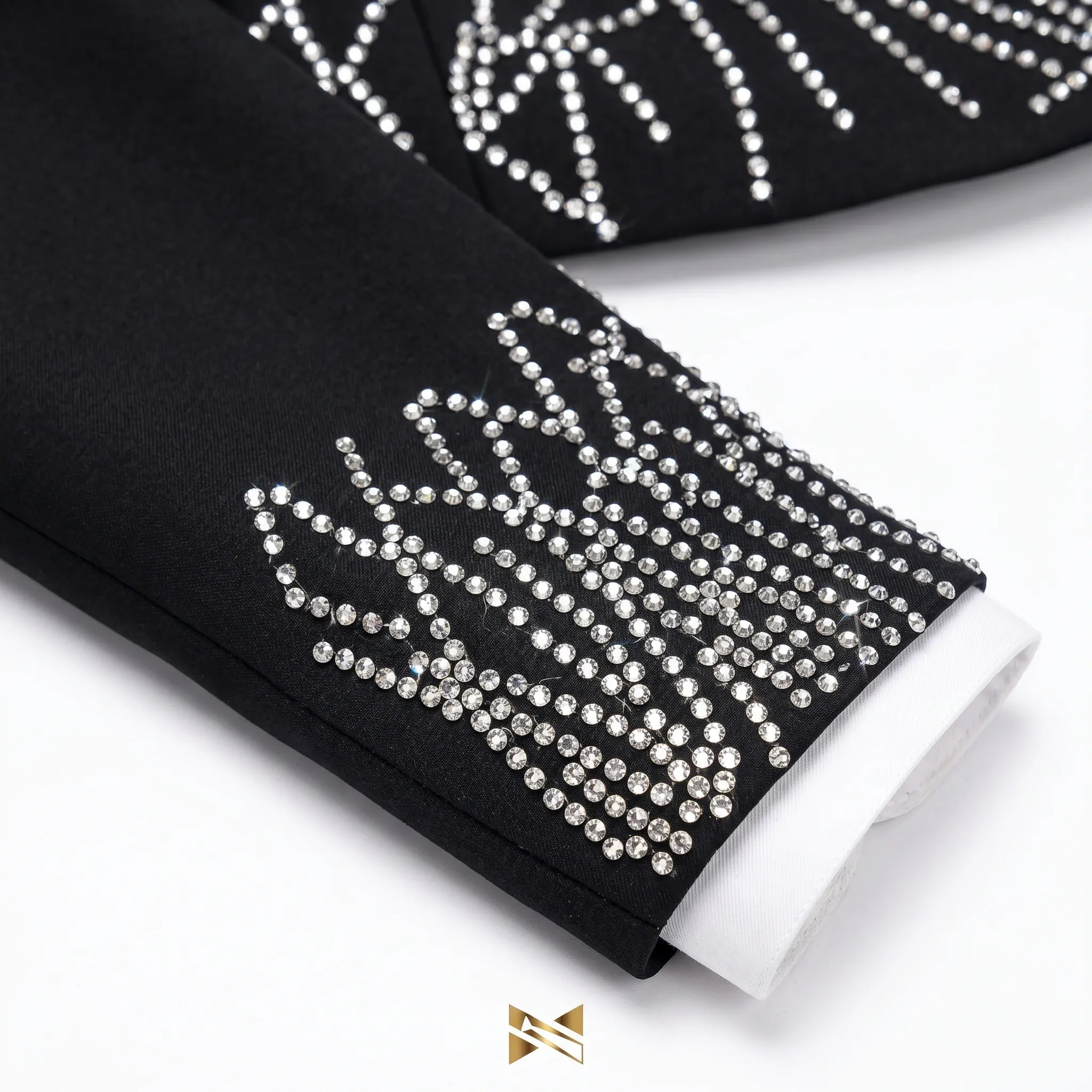 Aether Paradigm - Black Geometric Crystal Tuxedo