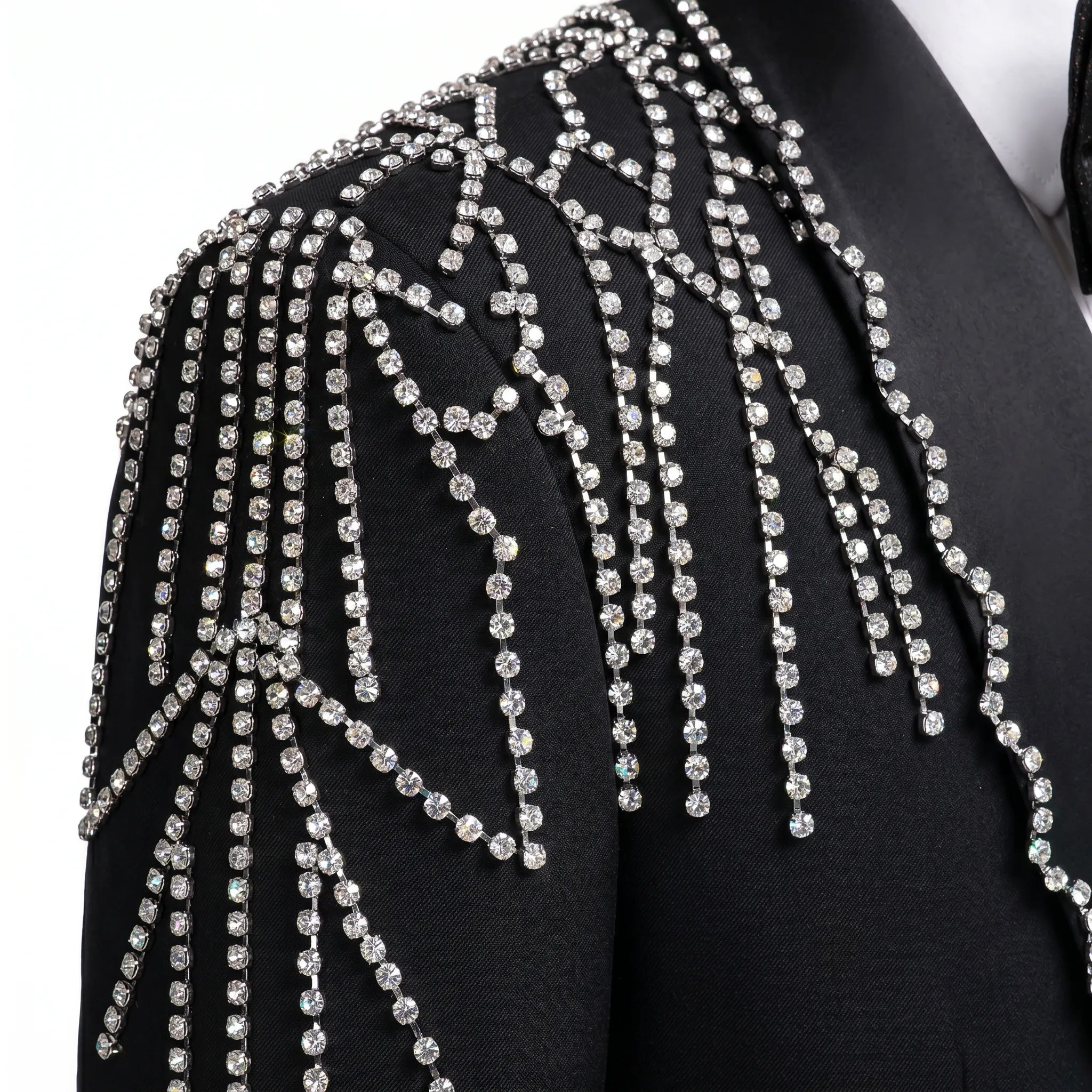 Aether Paradigm - Black Geometric Crystal Tuxedo