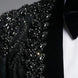 Jet Zenith - Black Jacquard & Heavy Crystal 3-Piece Tuxedo