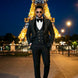 Jet Zenith - Black Jacquard & Heavy Crystal 3-Piece Tuxedo