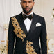 Aureus Overlord - Gold Crystal Double-Breasted Tuxedo