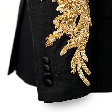Aureus Overlord - Gold Crystal Double-Breasted Tuxedo