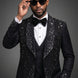 Stygian Prophecy - Black Beaded Vine 3-Piece Tuxedo