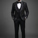 Stygian Prophecy - Black Beaded Vine 3-Piece Tuxedo