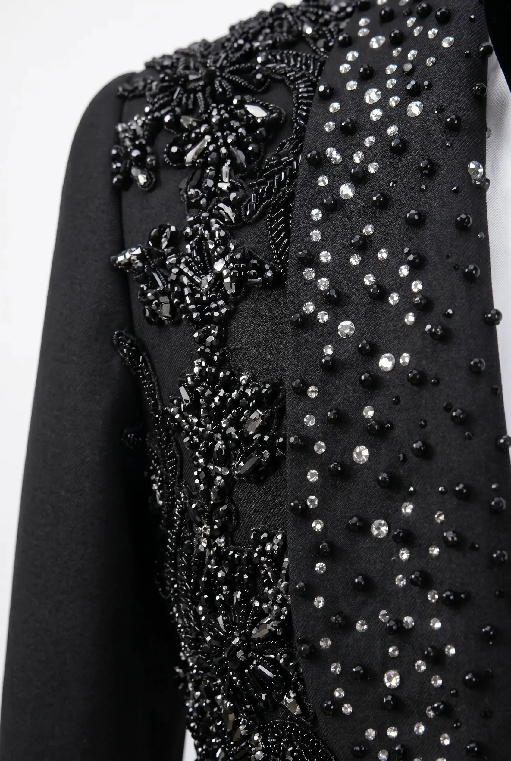 Stygian Prophecy - Black Beaded Vine 3-Piece Tuxedo