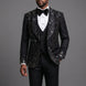 Stygian Prophecy - Black Beaded Vine 3-Piece Tuxedo