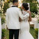 Diamond Empyrean - White Jacquard & Heavy Crystal 3-Piece Tuxedo