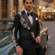Argentum Sovereign - Silver Crystal Double-Breasted Tuxedo