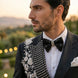 Argentum Sovereign - Silver Crystal Double-Breasted Tuxedo