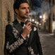 Argentum Sovereign - Silver Crystal Double-Breasted Tuxedo