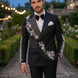 Argentum Sovereign - Silver Crystal Double-Breasted Tuxedo