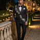 Argentum Sovereign - Silver Crystal Double-Breasted Tuxedo