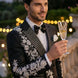 Argentum Sovereign - Silver Crystal Double-Breasted Tuxedo