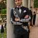 Argentum Sovereign - Silver Crystal Double-Breasted Tuxedo