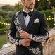Argentum Sovereign - Silver Crystal Double-Breasted Tuxedo