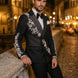 Argentum Sovereign - Silver Crystal Double-Breasted Tuxedo