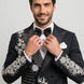 Argentum Sovereign - Silver Crystal Double-Breasted Tuxedo