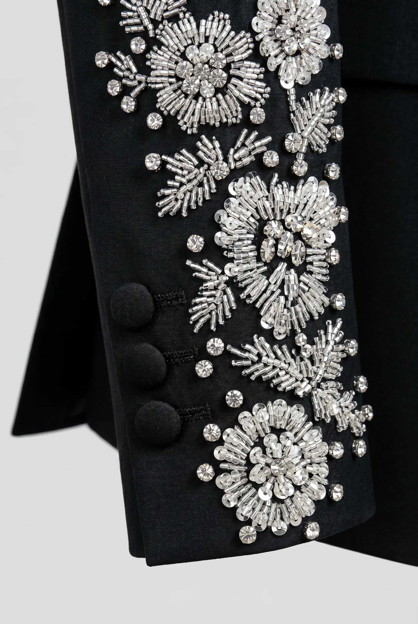Argentum Sovereign - Silver Crystal Double-Breasted Tuxedo