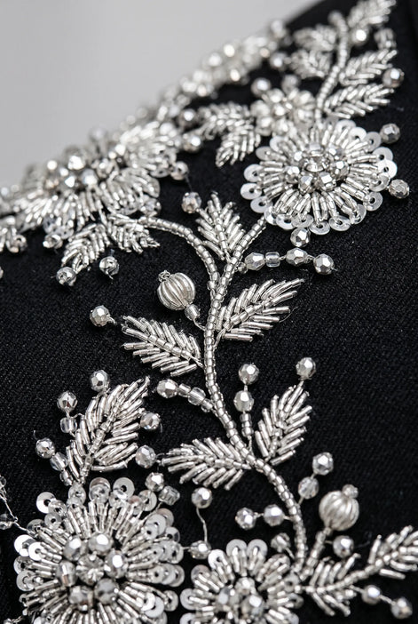 Argentum Sovereign - Silver Crystal Double-Breasted Tuxedo