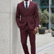 Bordeaux Citadel - Burgundy Essential 3-Piece Suit