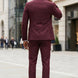 Bordeaux Citadel - Burgundy Essential 3-Piece Suit