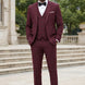 Bordeaux Citadel - Burgundy Essential 3-Piece Suit