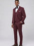 Bordeaux Citadel - Burgundy Essential 3-Piece Suit