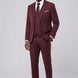 Bordeaux Citadel - Burgundy Essential 3-Piece Suit
