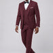 Bordeaux Citadel - Burgundy Essential 3-Piece Suit