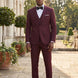 Bordeaux Citadel - Burgundy Essential 3-Piece Suit