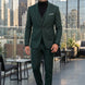 Verdant Citadel - Dark Green Essential 3-Piece Suit