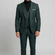 Verdant Citadel - Dark Green Essential 3-Piece Suit