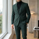 Verdant Citadel - Dark Green Essential 3-Piece Suit